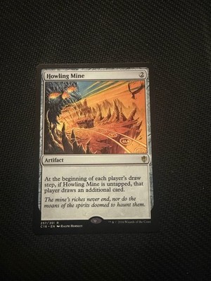 Magic: The Gathering Howling Mine Rare Artifact Commander 2016 Regular 257