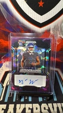 2025 Prizm Draft Picks Football Nick Nash Rookie Auto Purple Cracked Ice /199