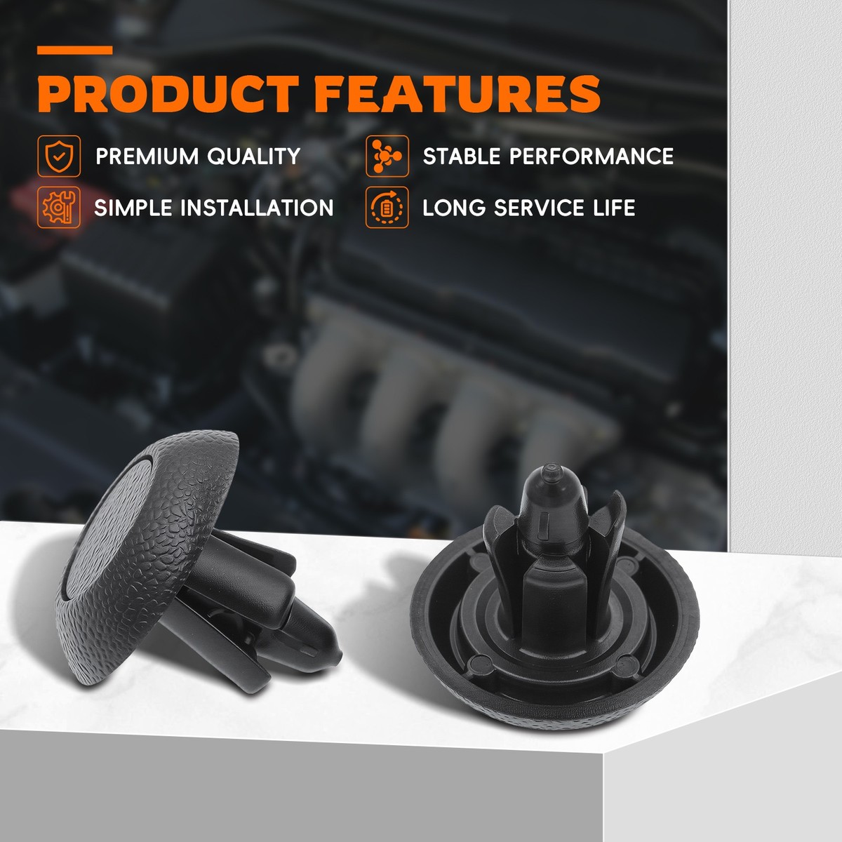 Find 50X OEM QUALITY LEXUS TOYOTA ENGINE UNDER COVER RETAINER CLIPS PN: 90467-07201 In Good - Foto 10