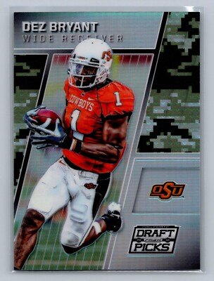 DEZ BRYANT 2016 Panini Prizm Draft Picks CAMO PRIZM /199 #32 Oklahoma State 