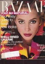 HARPER'S BAZAAR 1987 RENEE SIMONSEN CHRISTY TURLINGTON ASHLEY RICHARDSON FASHION