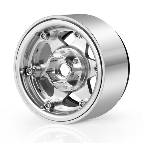 4pz Cerchi in Lega di Alluminio 1,9" Beadlock per 1/10° RC Crawler Auto Assiale - Foto 24 di 29