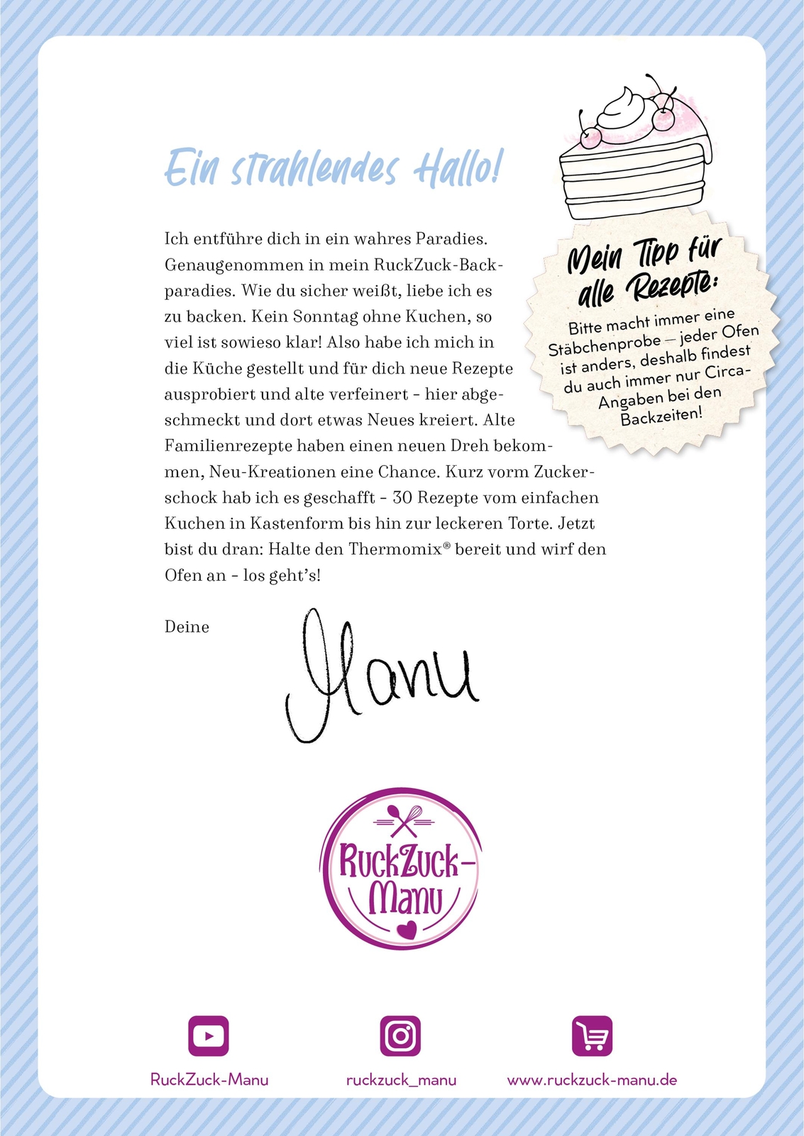 Thumbnail - Manuela Titz Ruckzuck Kuchen & Torten Backen Mit Manu | Band 3