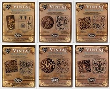 Emboss DecoEtch Die Stamping Plate for Vintaj Sizzix BIGkick Big Shot &Vagabond