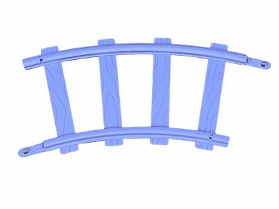 Kiddieland Disney Frozen Ride On Train ONE REPLACEMENT CURVE TRACK PART ...