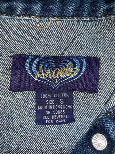 LADIES SMALL~GIRLS XL~MINNIE MOUSE CLASSIC STYLE DENIM JACKET~LOVE ANGELS~VGUC - Picture 4 of 4