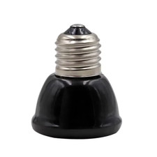 Ceramic Emitter Heat Light Mini Black Pet Heating Lamp Infrared Bulb 25/50