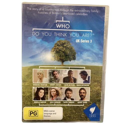 DVD Who Do You Think You Are? UK Series 3 ALL Regions PG New SBS Free