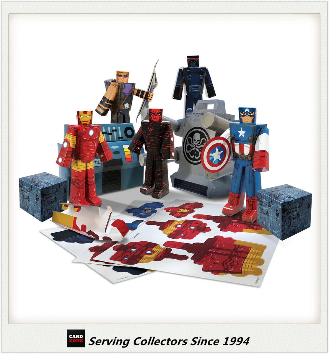 Action figure best sale papercraft