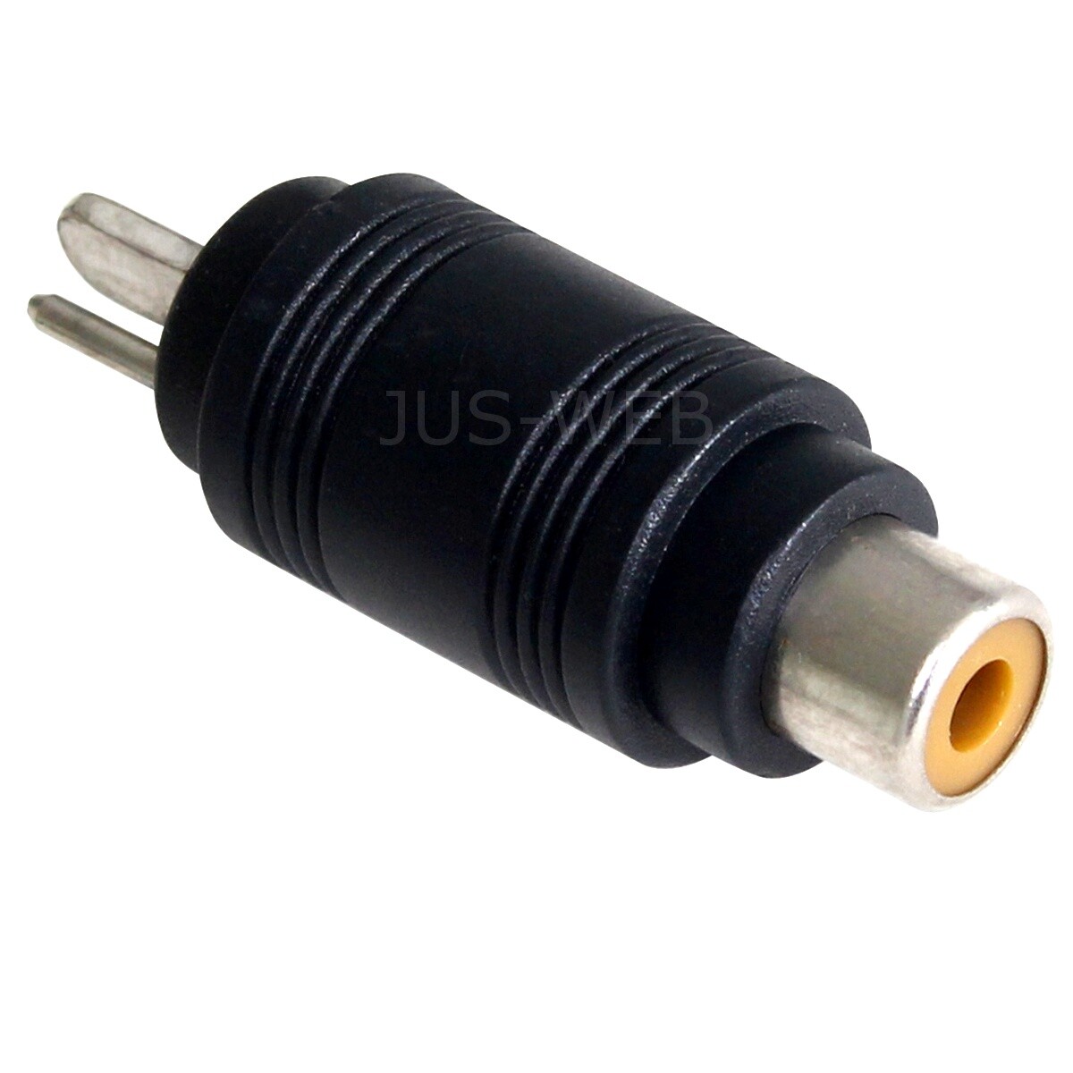 Adaptador de audio conector de altavoz a conector RCA, acoplamiento Cunch