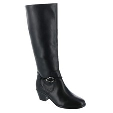 Clarks Women's Emily 2 Sky Knee High Boot, Black Synthetic, 5.5