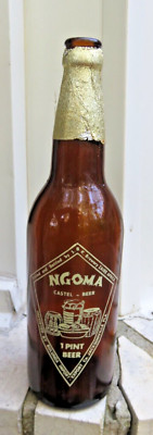 NGOMA Castel Beer PINT Bottle SBK Brewery Zaire Africa ~ Bulunda Jacksonville FL