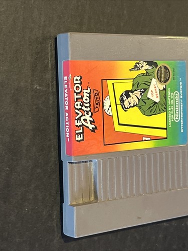 Elevator Action (Nintendo Entertainment System, 1987) Authentic Cleaned & Tested - Picture 2 of 13