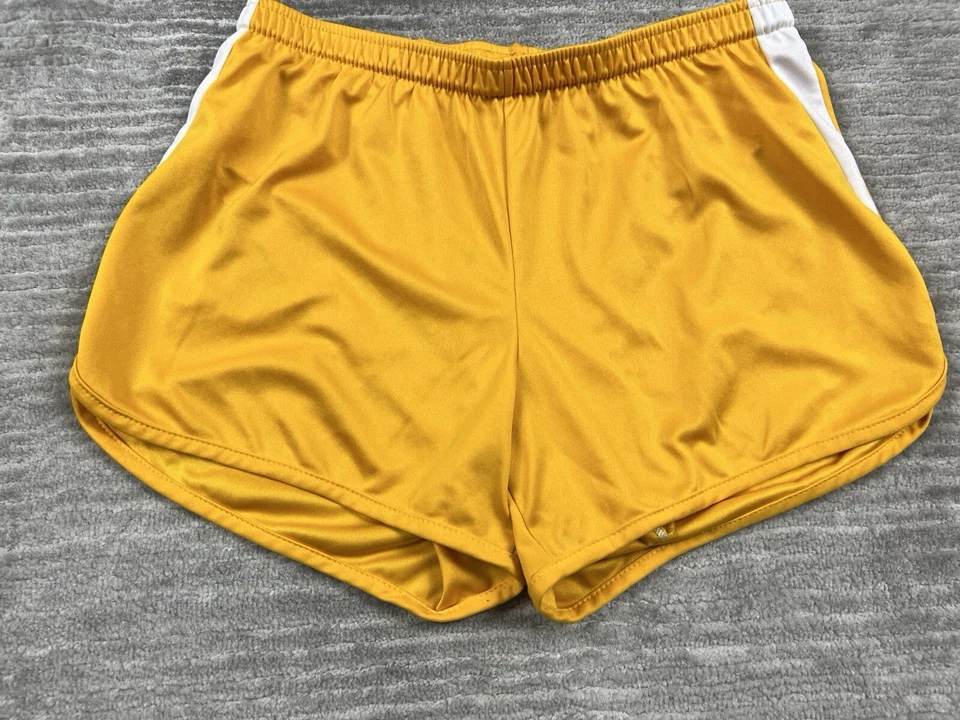 Augusta Sportswear Shorts Womens Medium Yellow White Accent Polyester Drawstring - Image 3 of 4