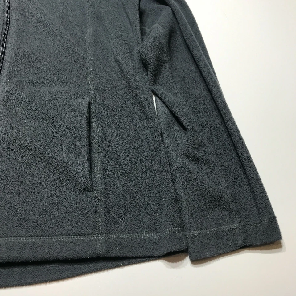 Danskin Now Jacket Womens Size XS (0-2) Gray Fleece Full Zip 2 Front Pockets - Image 3 of 4