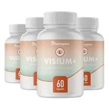 Visium Plus- Vision Support Supplement 4 Bottles 240 Capsules