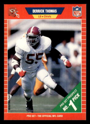 1989 Pro Set RC #498 Derrick Thomas Rookie