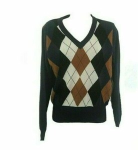 ladies argyle jumper