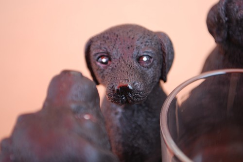 Black Lab Circle Votive Candle Holder Continental Creations #P608 S6328 - Picture 6 of 9
