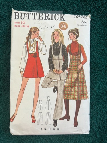 Butterick Muster ~ alle Schnittmuster sind Größe 10 * * * * * Angebot 5962 - Bild 6 von 11
