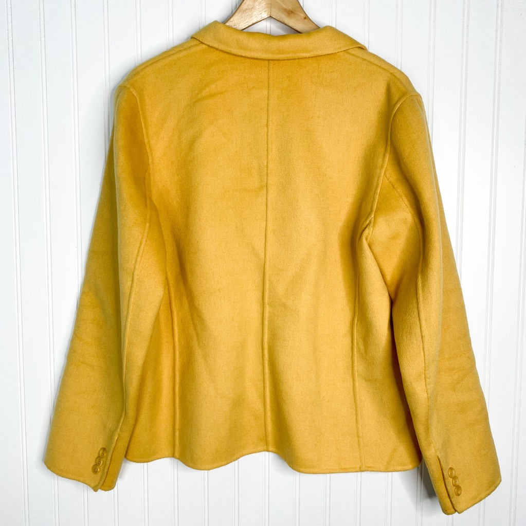 Pendleton Womens Blazer Jacket Yellow Buttons Poc… - image 2