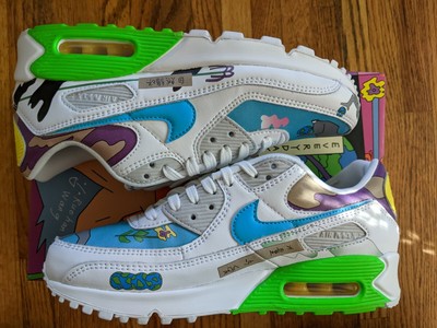 RUOHAN WANG × NIKE FLYLEATHER AIR MAX 90 QS (CZ3992-900) Size 7.5  194494909557 | eBay
