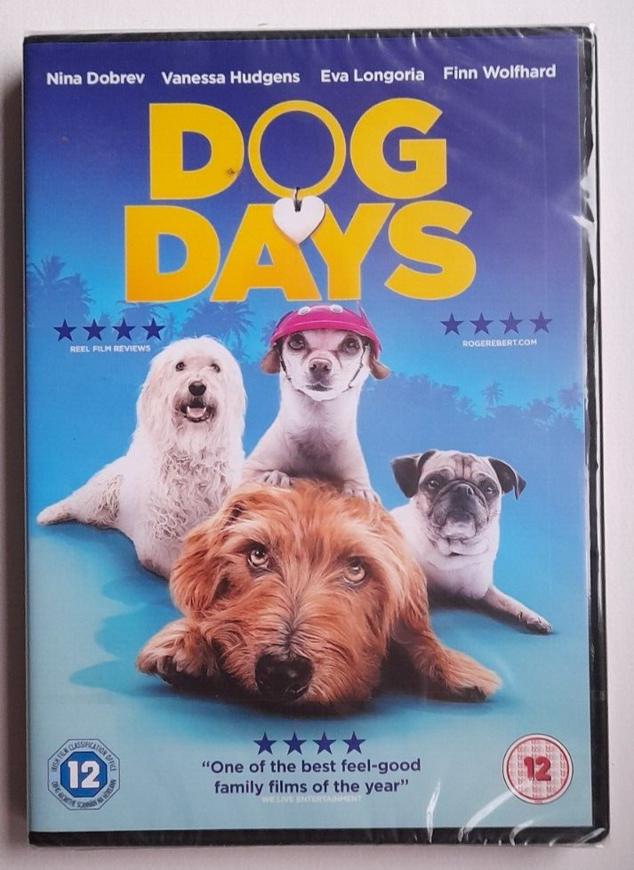 Dog Days (DVD 2018) Vanessa Hudgens Nina Dobrev Finn Wolfhard Eva