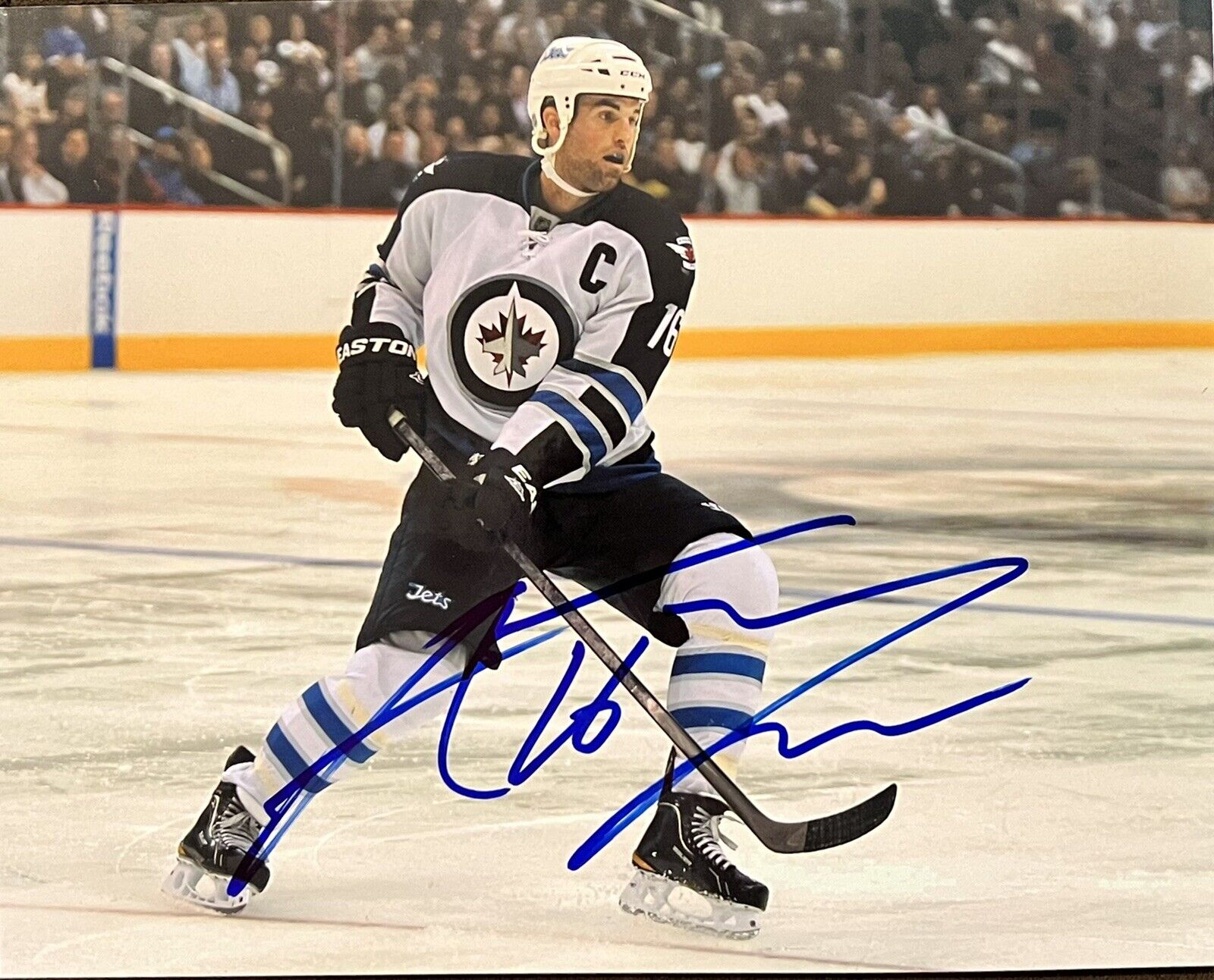 Andrew Ladd Winnipeg Jets All Star Signed 8x10 Photo Autograph Captain