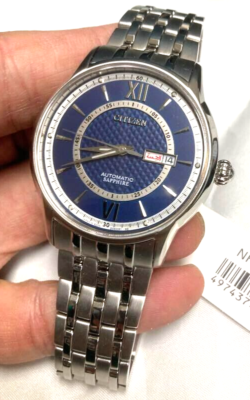 Citizen Sapphire Automatic Stainless Steel Men's Watch NH8321-57L