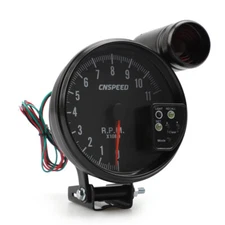 7 Color 11K RPM Tachometer Led Gauge+Shift Ligh tJdm Sport Black of 5Inch /120mm