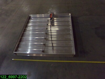 48'' ALUMINUM EXHAUST SHUTTER / DAMPER MOTORIZED BELIMO TFB120-S