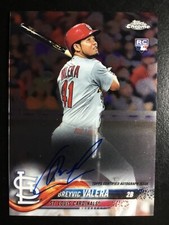2018 Topps Chrome Breyvic Valera RC auto