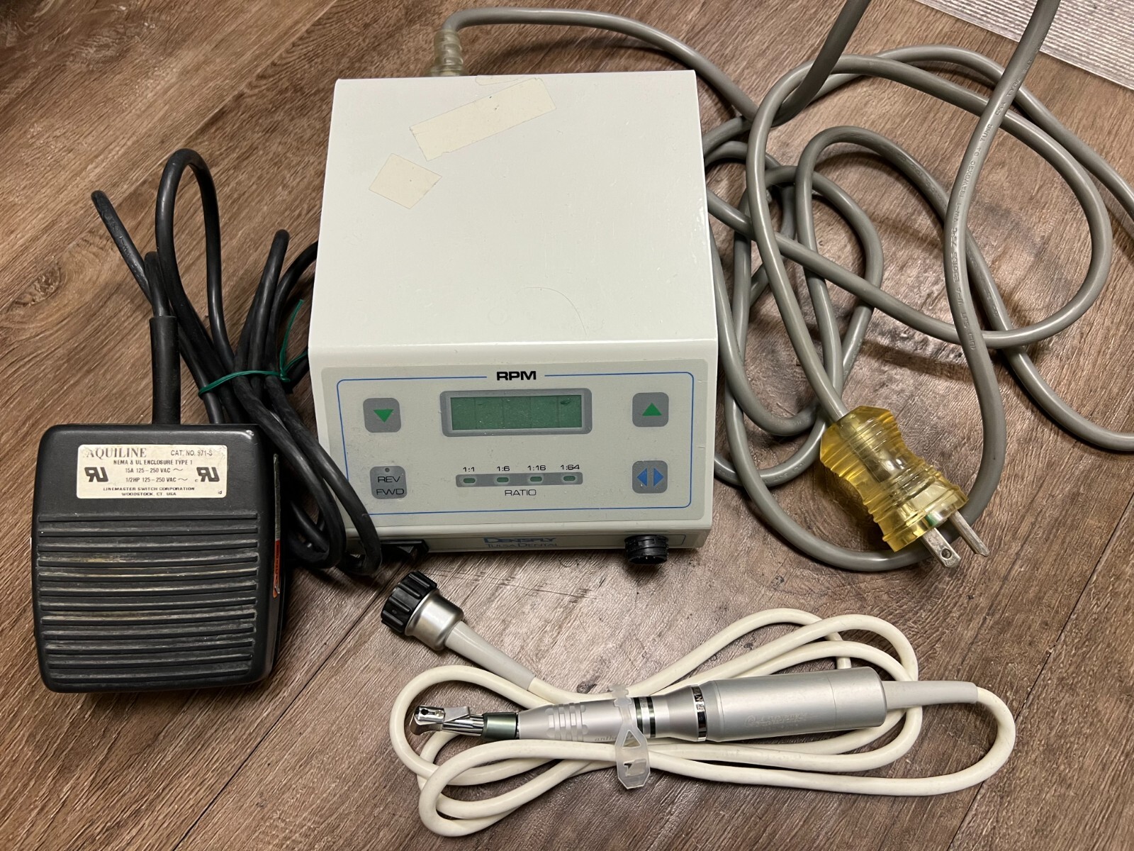 Dentsply Tulsa Endo Motor, Foot Pedal, Handpiece eBay