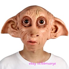 Halloween Harry Potter Dobby Elf Mask Latex Cosplay Party Realistic Full Face...