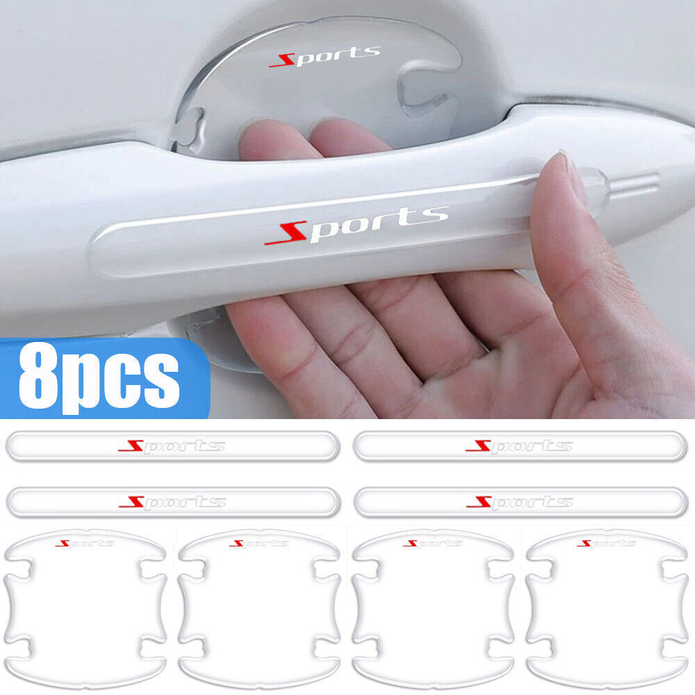 Clear Car Door Handle Bowl Anti-Scratch Cover Guard Protector Sticker Decal Trim