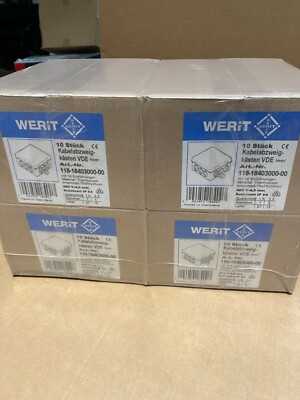 4 Box To Plaster IP54 75 X 75 X 35Mm 118-18403000-00 Werit