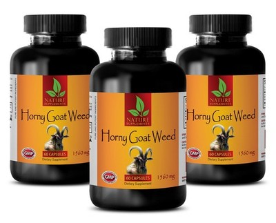 Active Balance   HORNY GOAT WEED   Vitality Flow 3 Bottles 180 Capsules