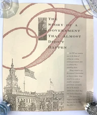 Bill of Rights 1989 Philip Morris Co. 200th Anniversary w/ Letter RARE VG Cond