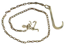 Long Shank J Hook Tow Chain 516 X 10 W Rtj Cluster Grab Hook 4700 Lbs Wll