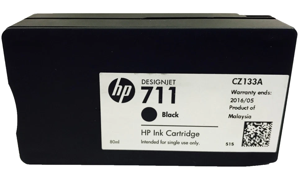 New Genuine HP 711 Black Ink Cartridge Designjet T120 - Image 2 of 3