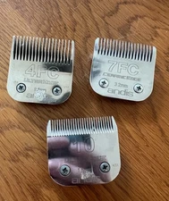 Andis UltraEdge + CeramicEdge Clipper Blades # 10 , 4fc And 7fc