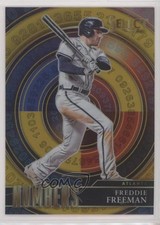2022 Panini Select Select Numbers Gold Prizm 5/10 Freddie Freeman #SN4 qf8
