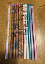 Vintage Snoopy HB Pencil Set – Made in Japan by Tombow (11 pcs total)