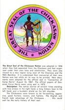 The Great Seal of the Chicksaw Nation Postcar...