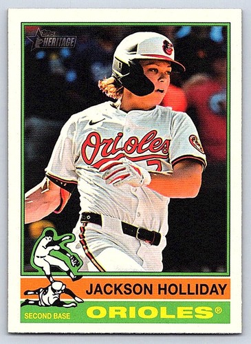 2025 Topps Heritage #329 Jackson Holliday | Baseball Card