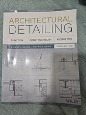 Architectural Detailing : Function, Construct...