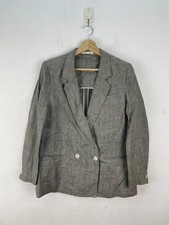 Vintage Burberry Wool Blazer Check Jacket Coat Luxury 90s Men size M