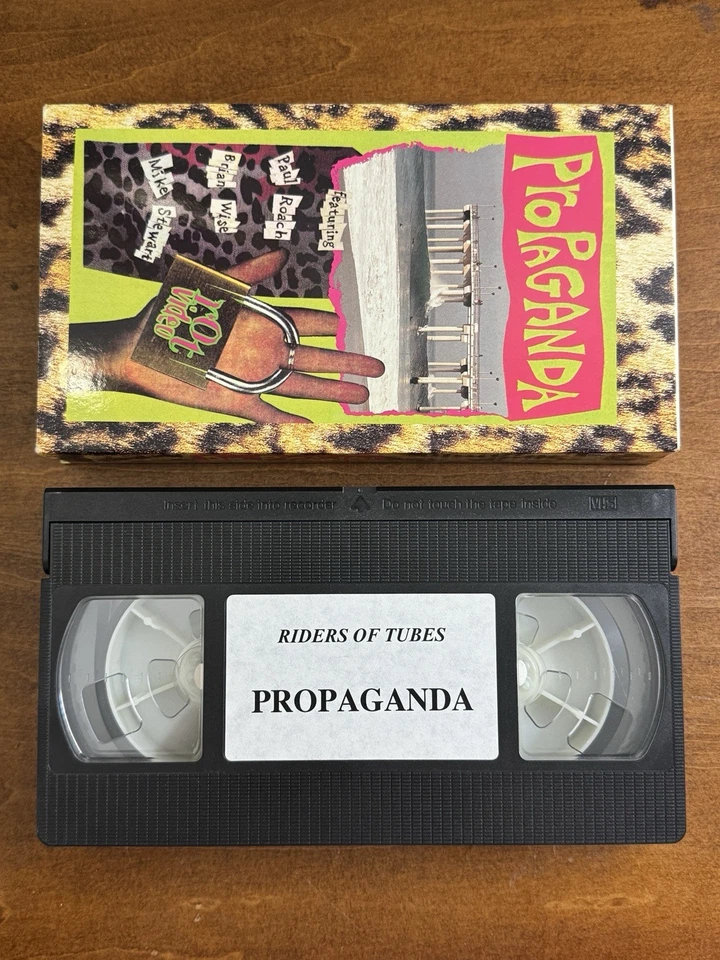 Propaganda 1991 VHS Paul Roach Surf Wakeboard Documentary Foto 3 de 3