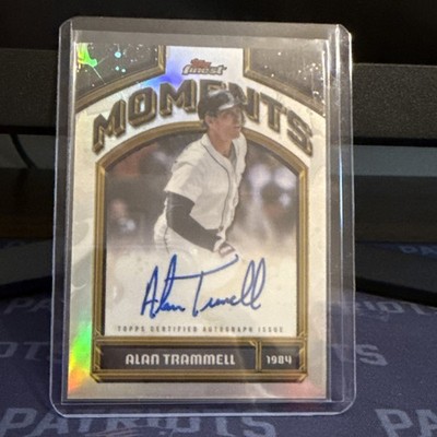 ALAN TRAMMELL 2026 TOPPS FINEST MOMENTS AUTO INSERT REFRACTOR #FMA-AT