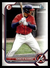Ignacio Alvarez 2022 1st Bowman Draft #BD-125 Atlanta Braves Rookie RC